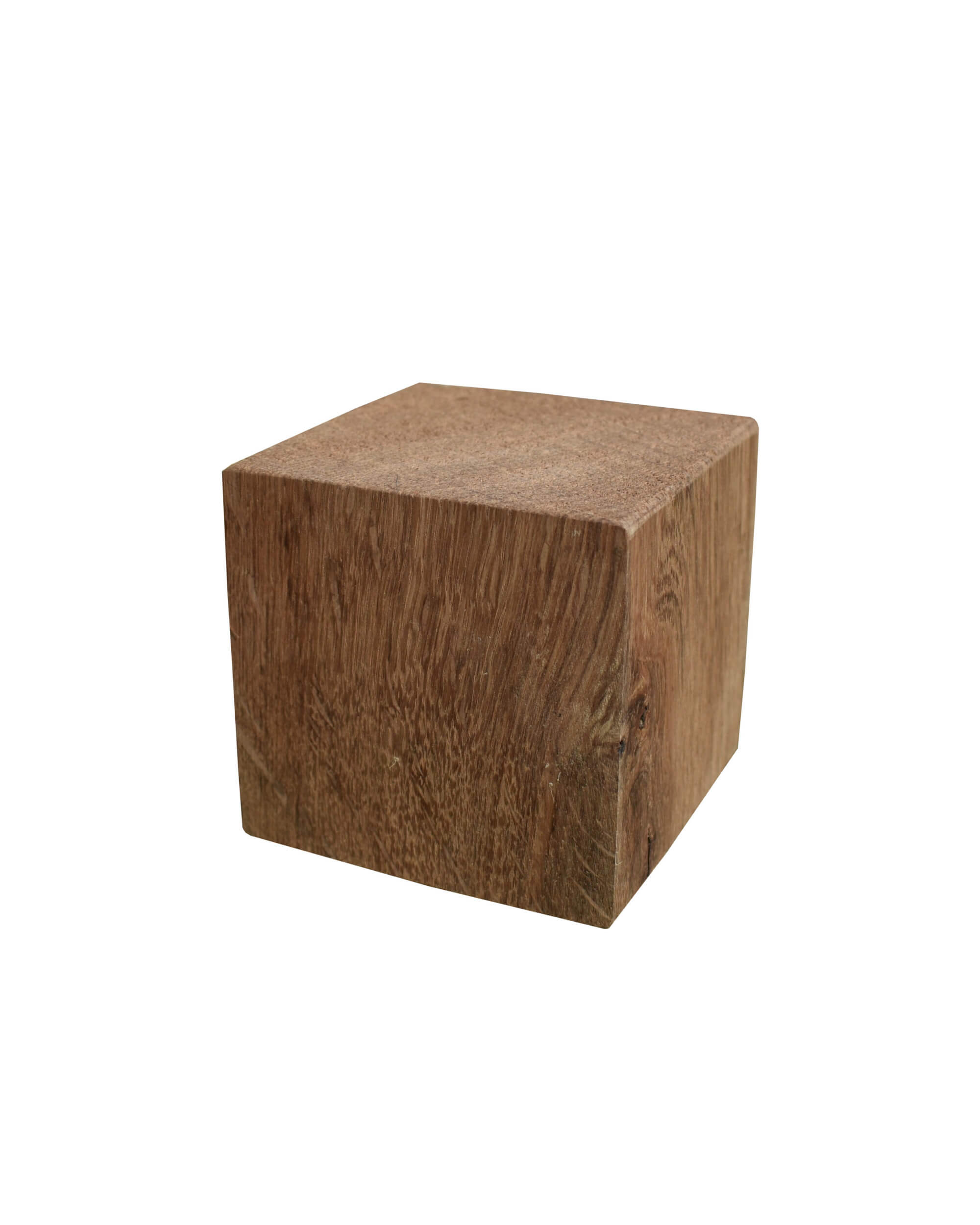 Pied de meuble chêne brun 10 cm lot de 4