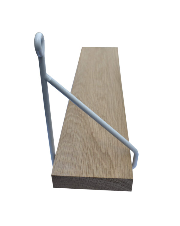 Support étagère métal blanc Linea 10 – Image 2