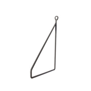 Support étagère métal gris Linea 10