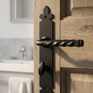 poignée de porte mazarine noir bdc