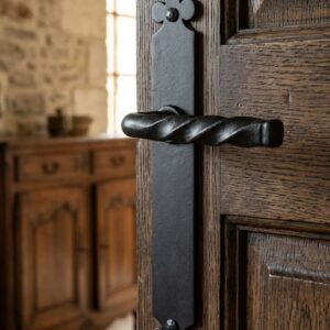 poignée de porte mazarine noir bdc