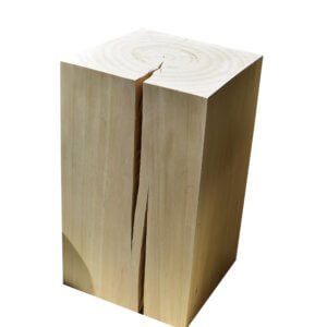 Bloc bois de 25x25x45 cm