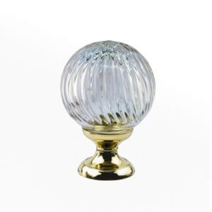 Boule de rampe cristal Ouragan