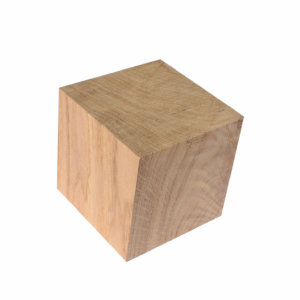 Cube chêne massif 10