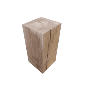 Cube chêne massif 45