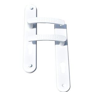 Poignée de porte Elona Blanche Cylindre