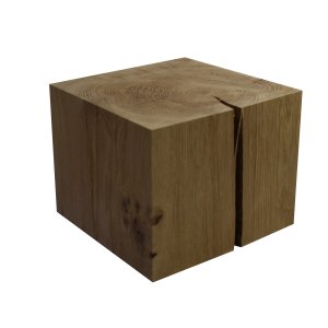 Carré chêne massif de 19 x 19 x 15 cm