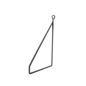 Support étagère métal gris Linea 19