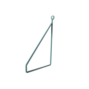 Support étagère métal turquoise Linea 19